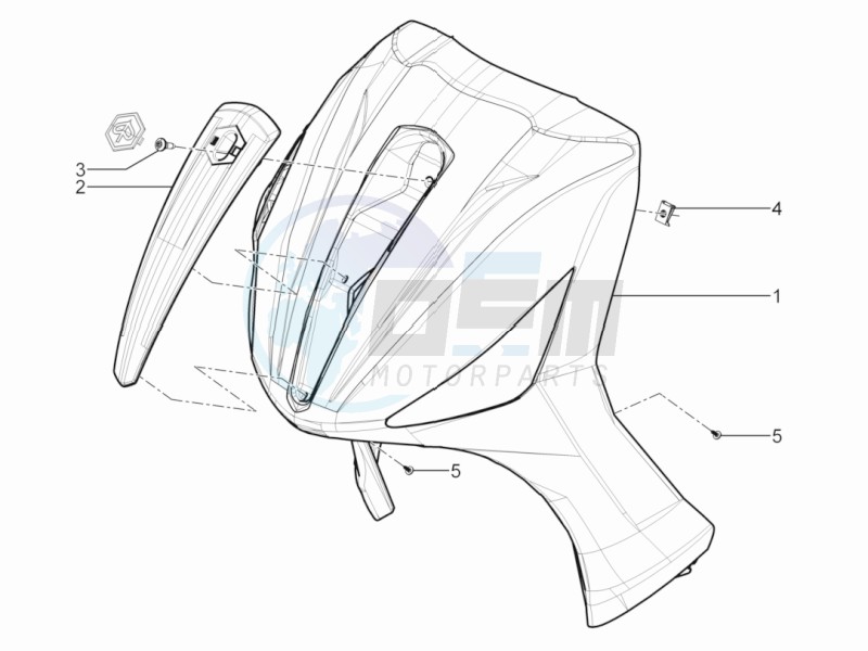 Front shield blueprint