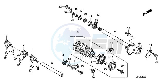 GEARSHIFT DRUM blueprint