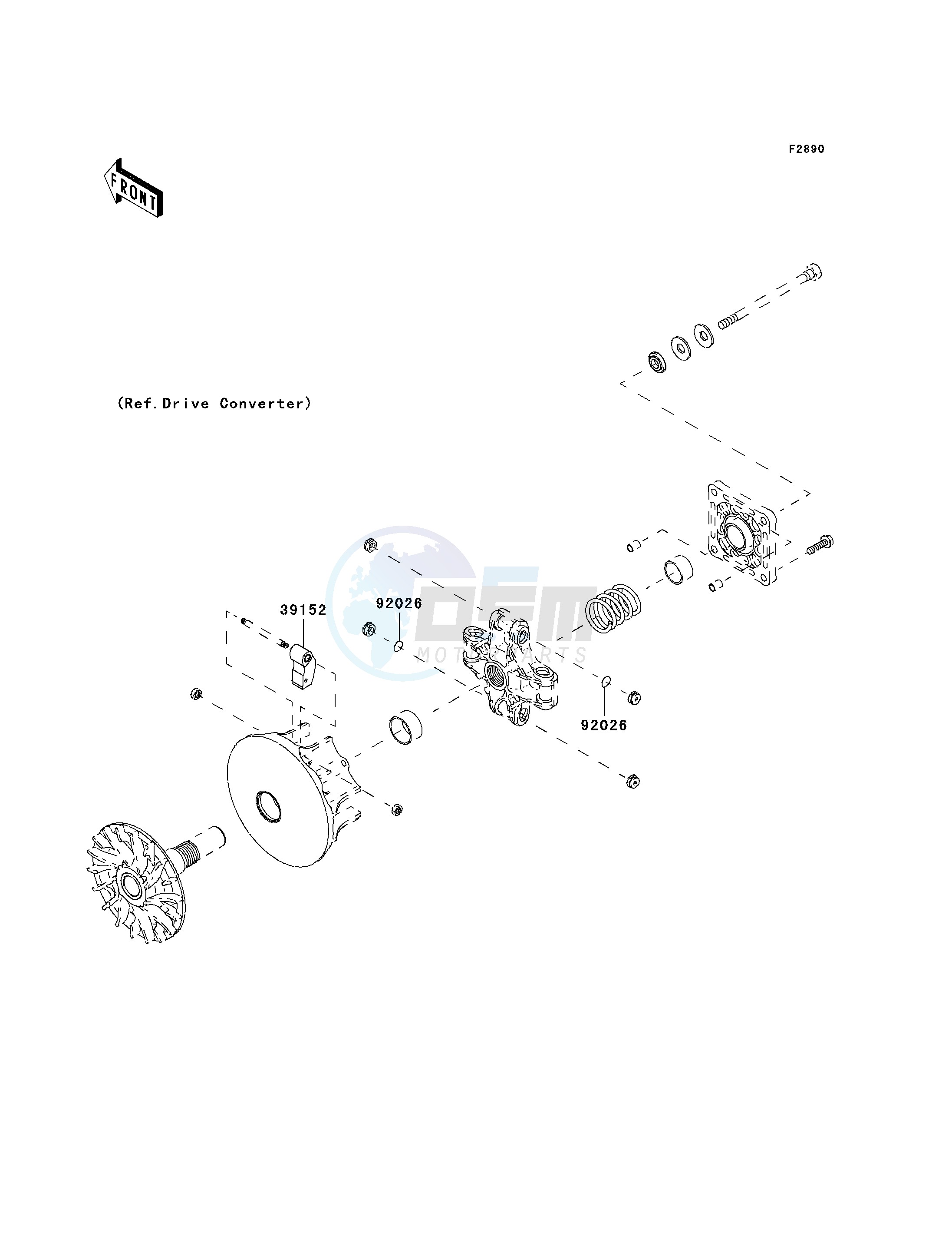 OPTIONAL PARTS-- ENGINE- - blueprint