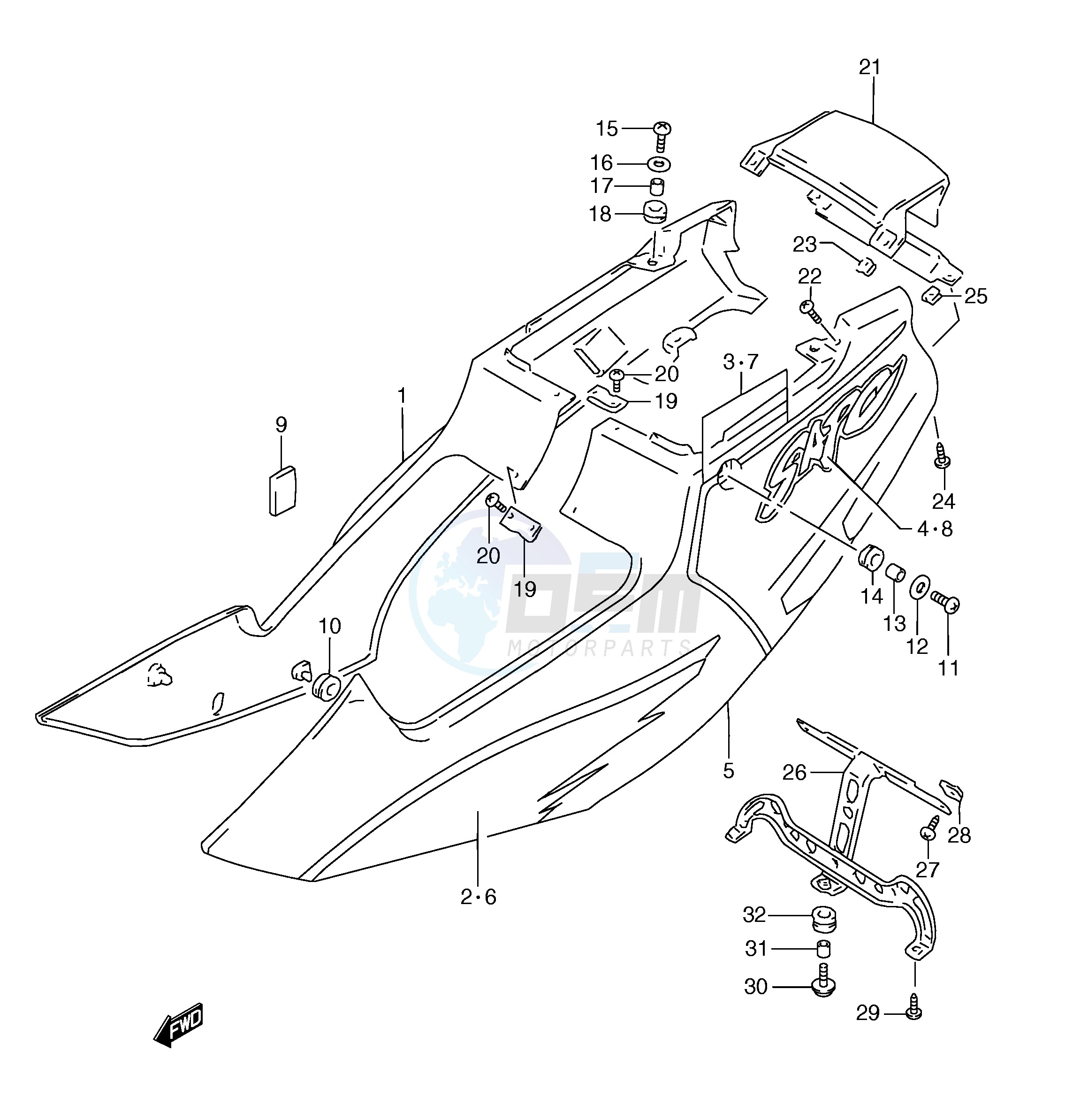 FRAME COVER (MODEL R T) image