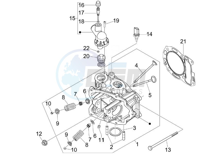 Head unit - Valve image