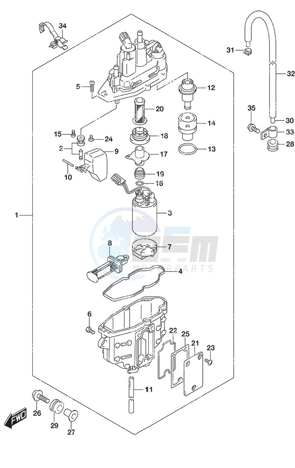 Fuel Vapor Separator blueprint