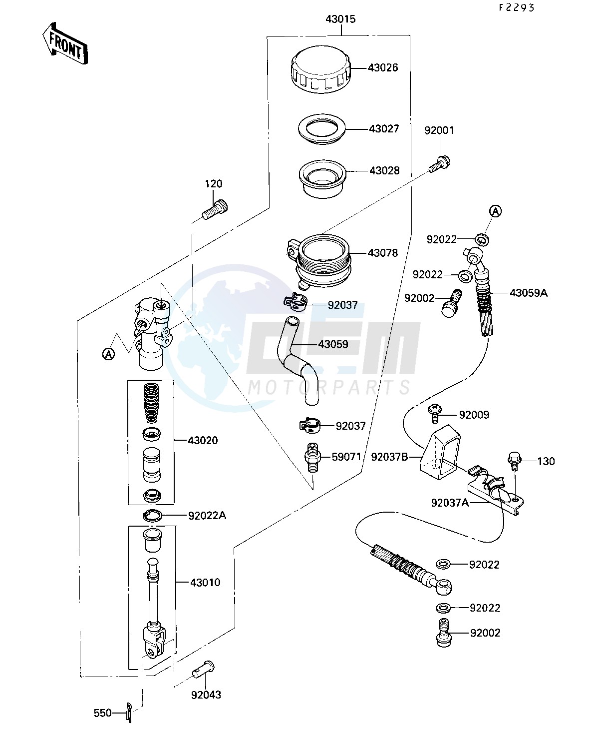 REAR MASTER CYLINDER image