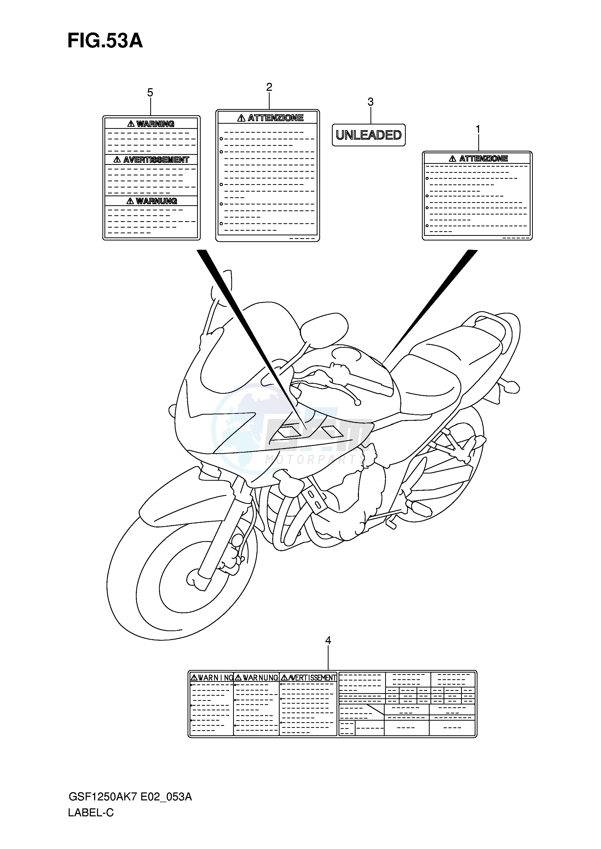 LABEL (MODEL K8) blueprint
