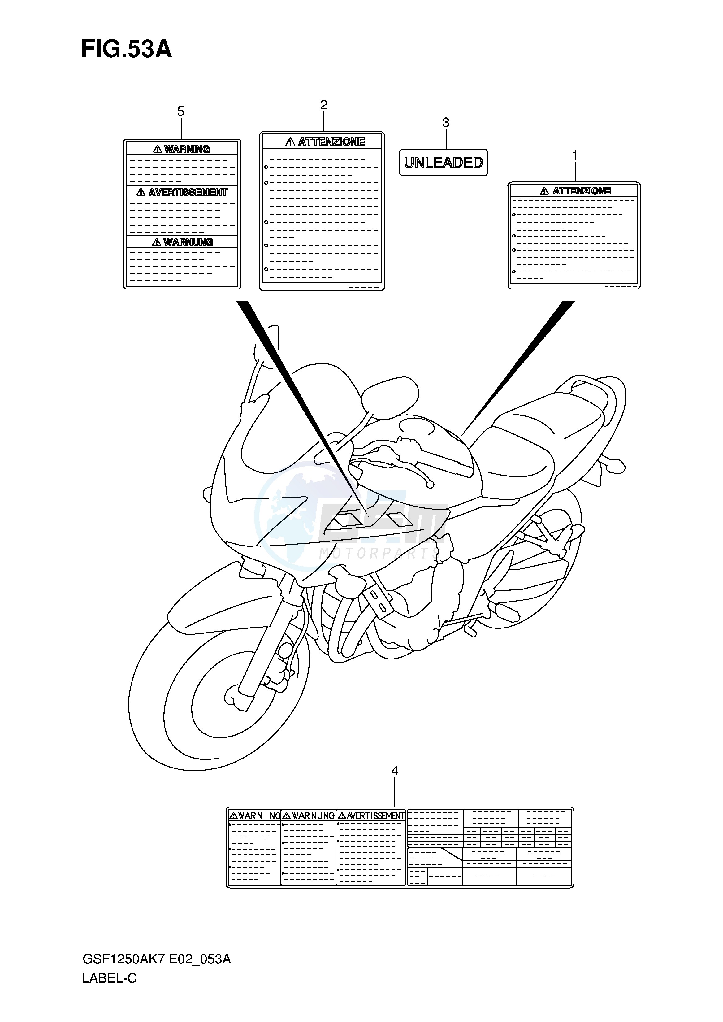 LABEL (MODEL K8) image