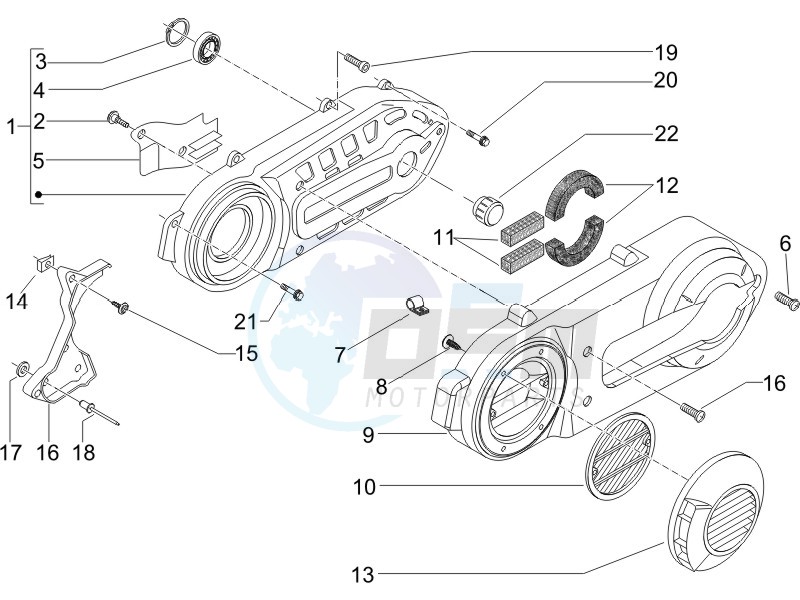 Crankcase cover - Crankcase cooling image