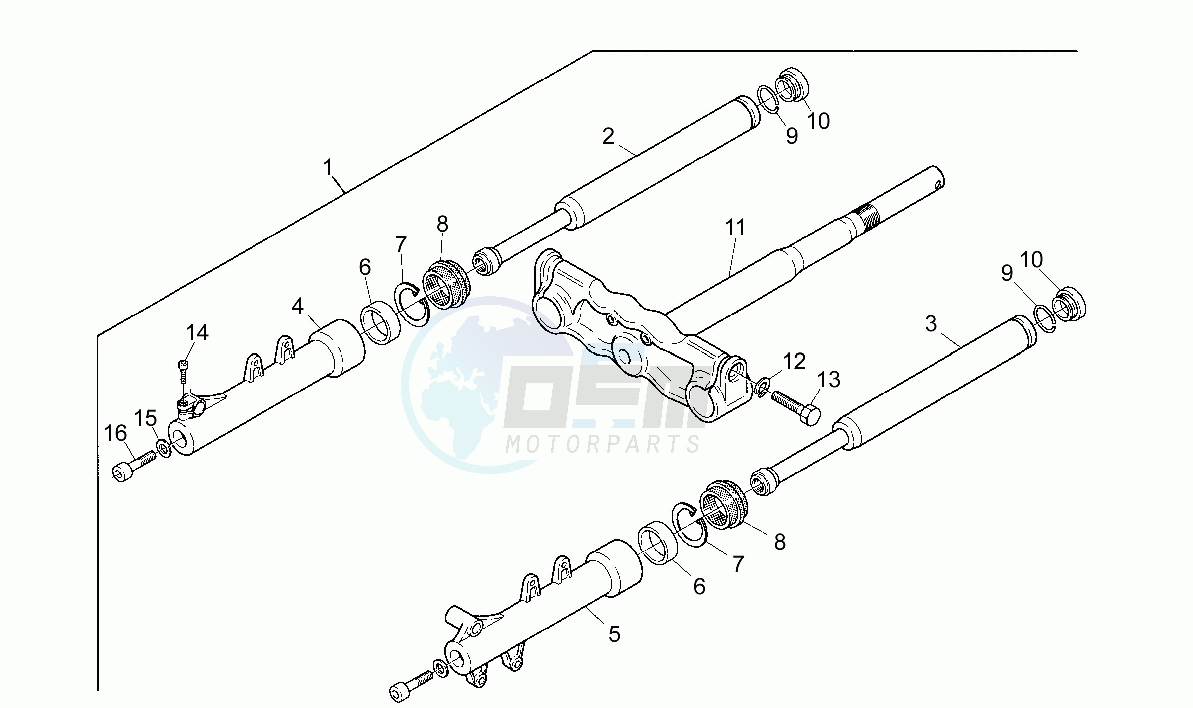 Front fork Marzocchi image