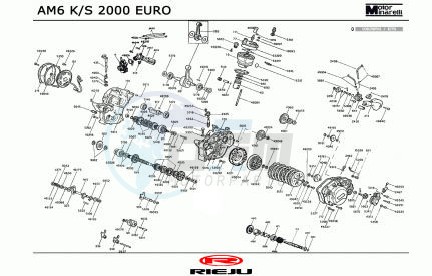 ENGINE  AMS KS 2000 EURO blueprint
