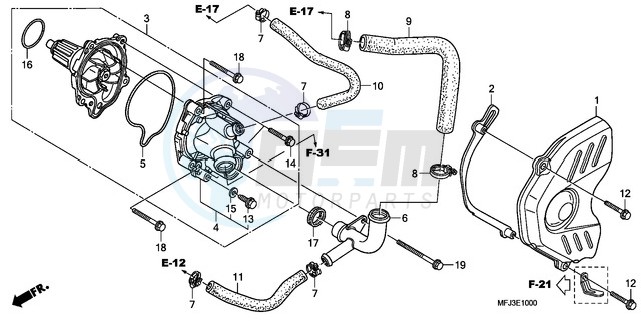 WATER PUMP blueprint