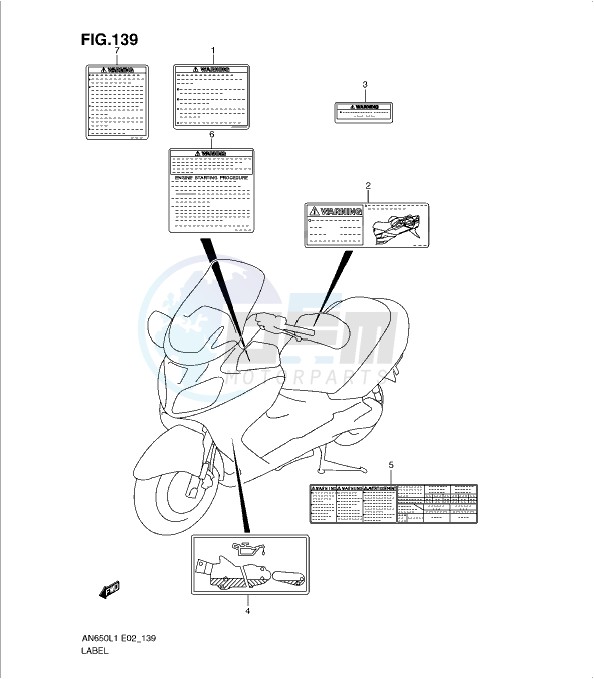 LABEL (AN650L1 E19) blueprint