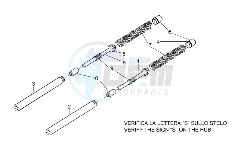 Front fork - Sleeves image