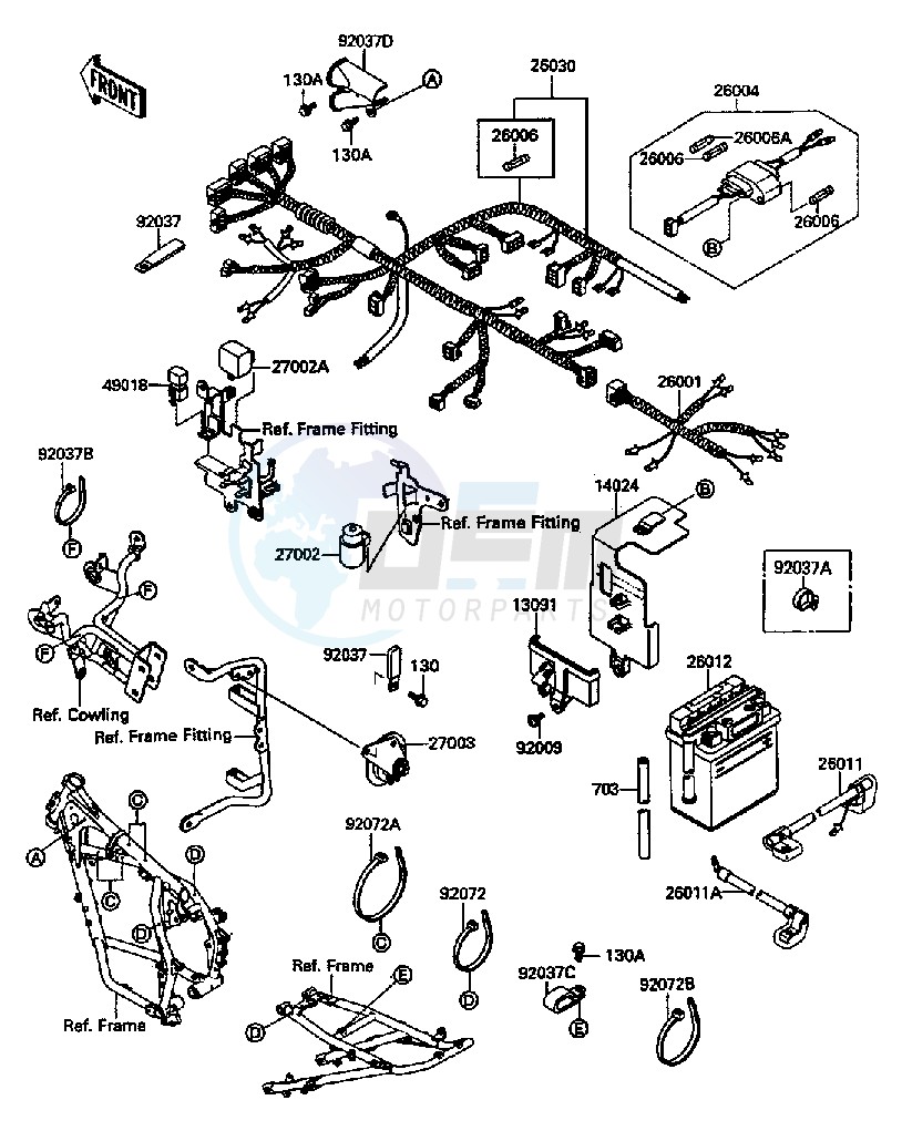 CHASSIS ELECTRICAL EQUIPMENT blueprint