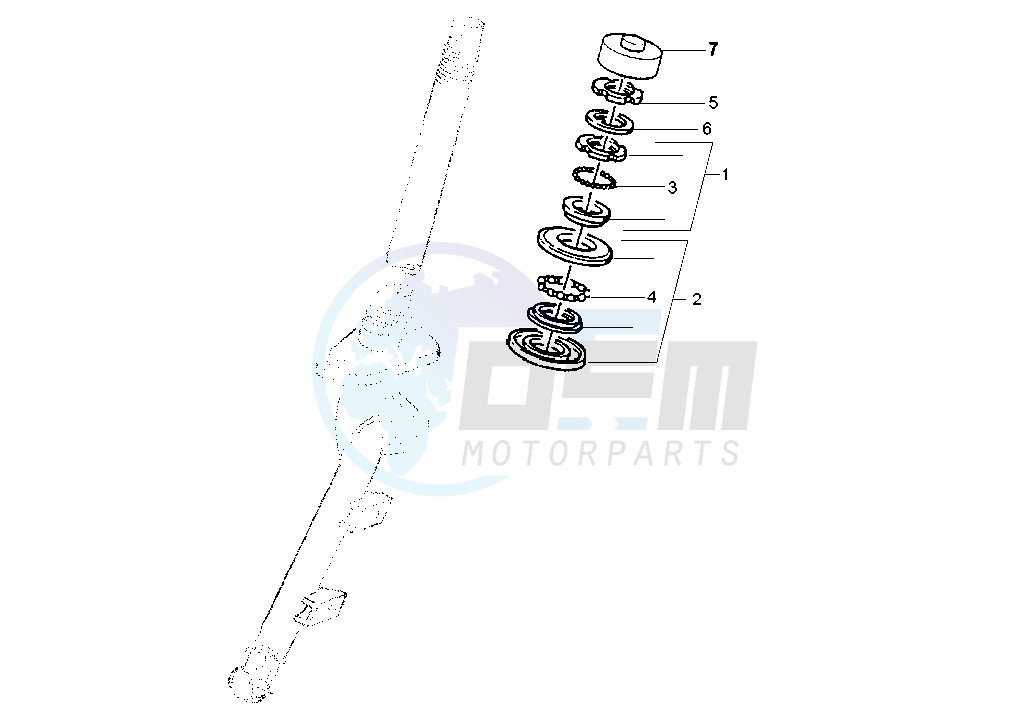 Steering bearing ball tracks image