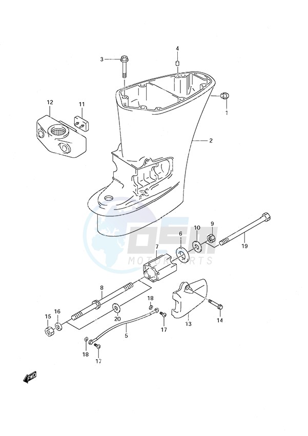 Drive Shaft Housing image