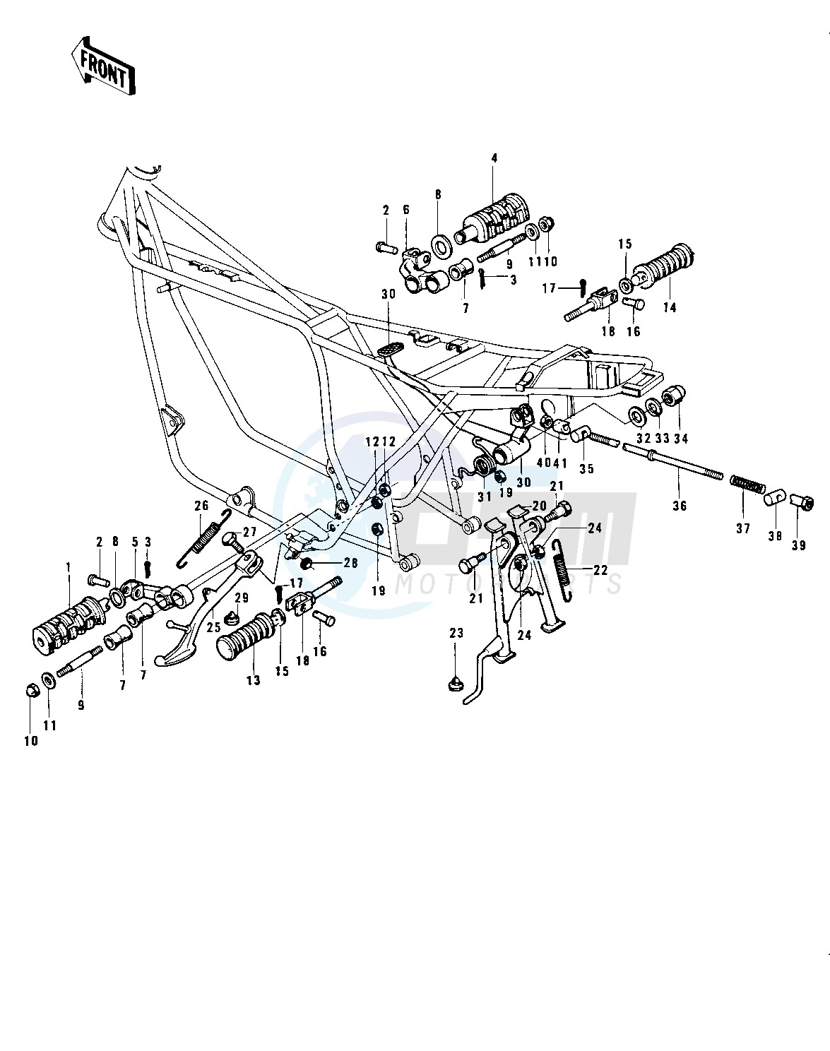 FOOTRESTS_STANDS_BRAKE PEDAL image