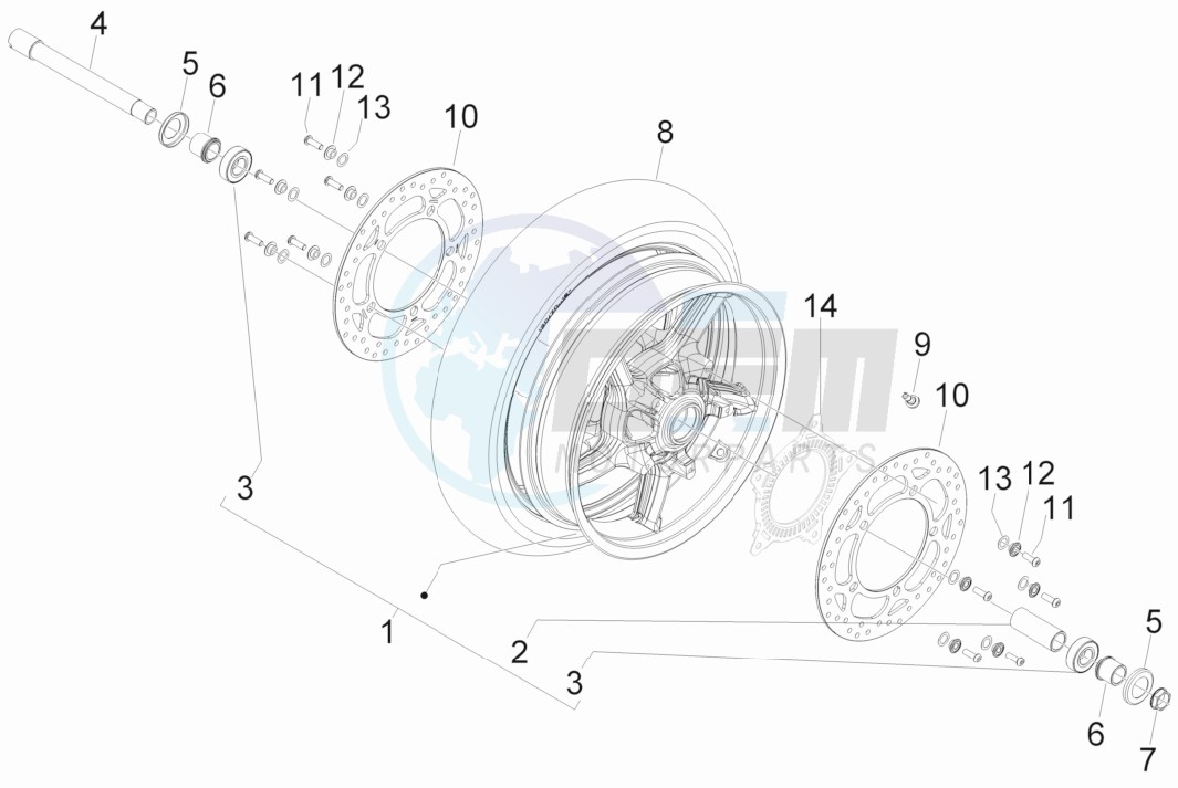 Front wheel image