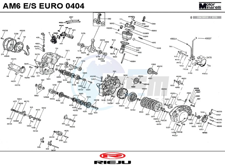 ENGINE  AM6 ES 0404 blueprint