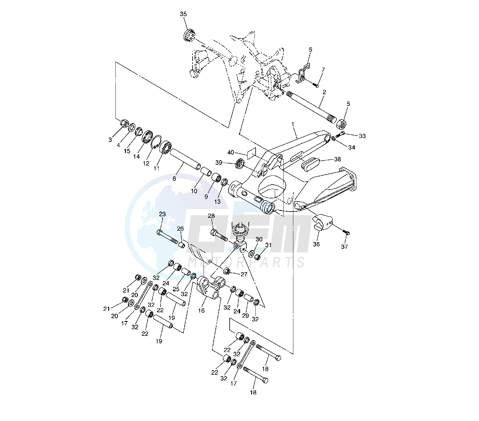 REAR ARM blueprint