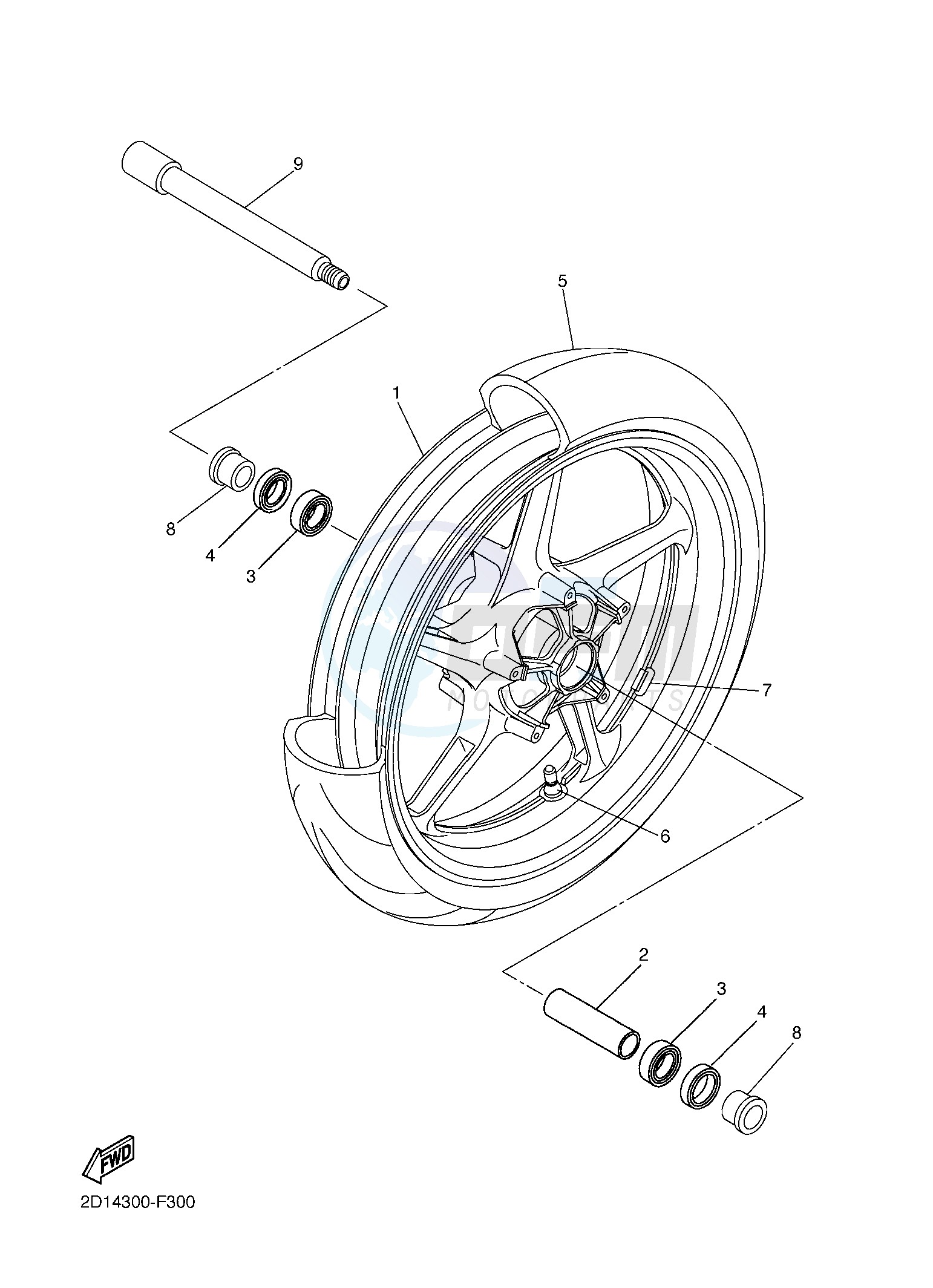 FRONT WHEEL image