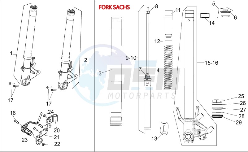 Front fork III image