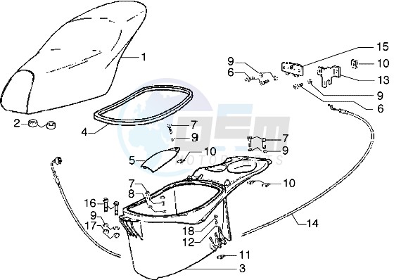 Saddle - Case helmet blueprint