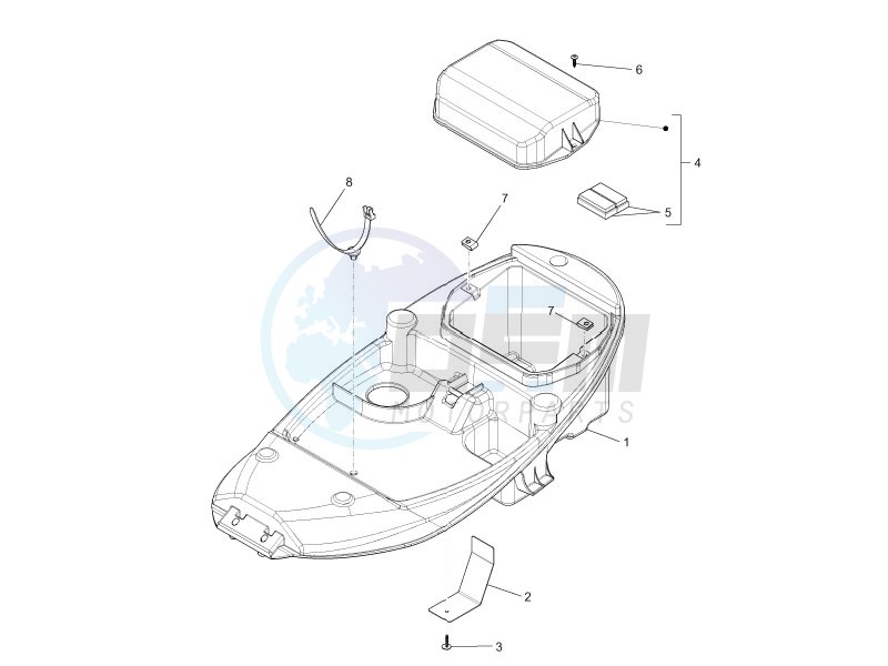 Helmet box - Undersaddle image