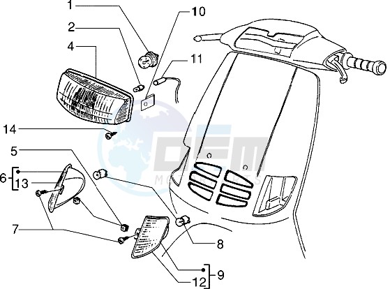 Front light blueprint