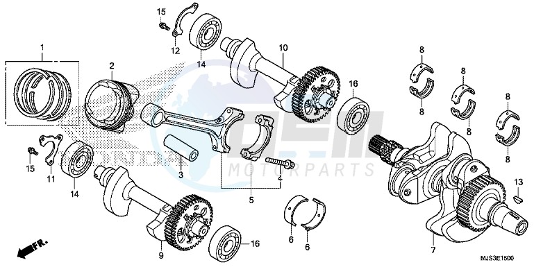 CRANKSHAFT/PISTON blueprint