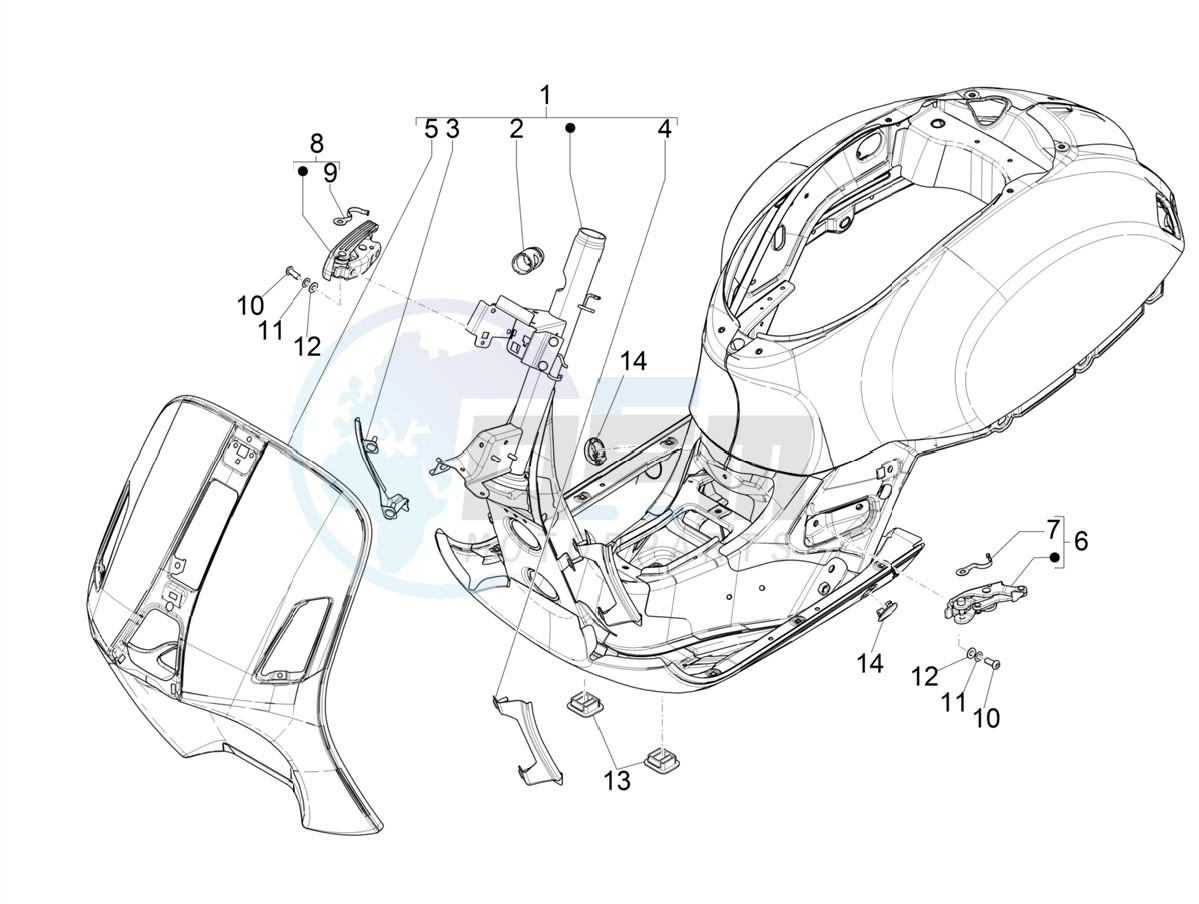 Frame/bodywork blueprint