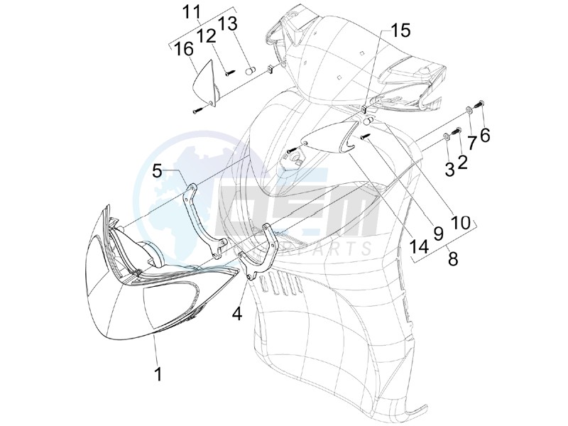 Head lamp - Turn signal lamps image