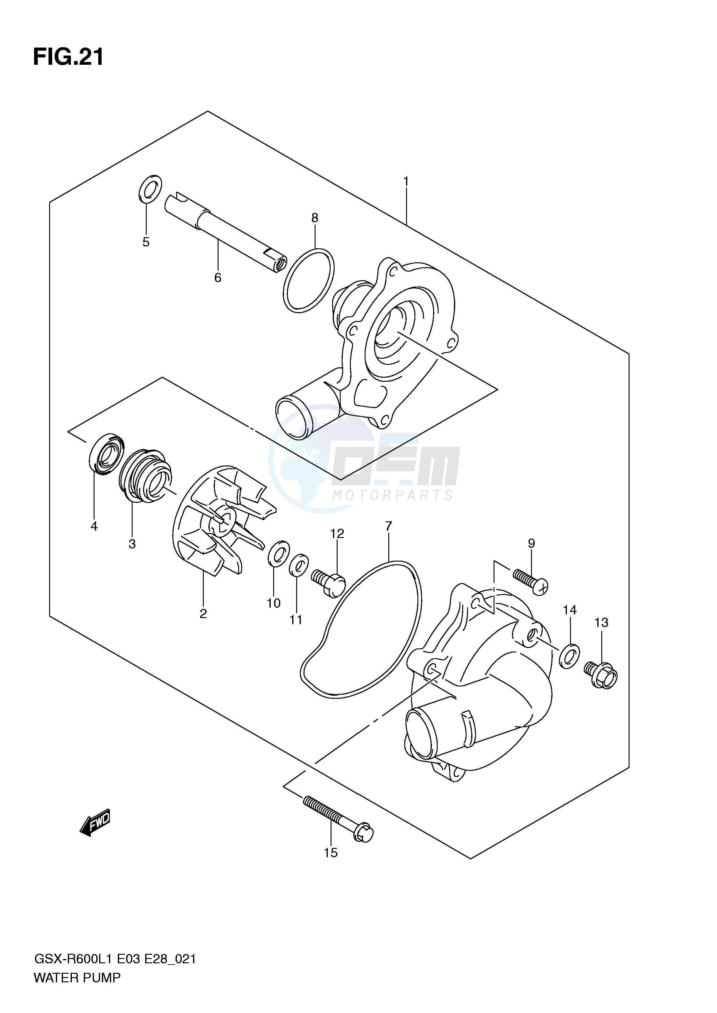 WATER PUMP image