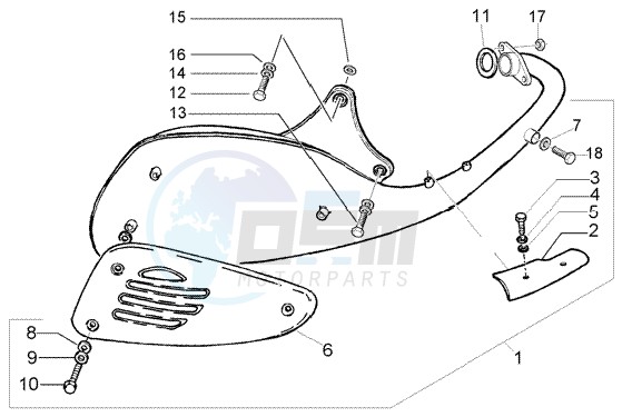 Catalytic silencer blueprint