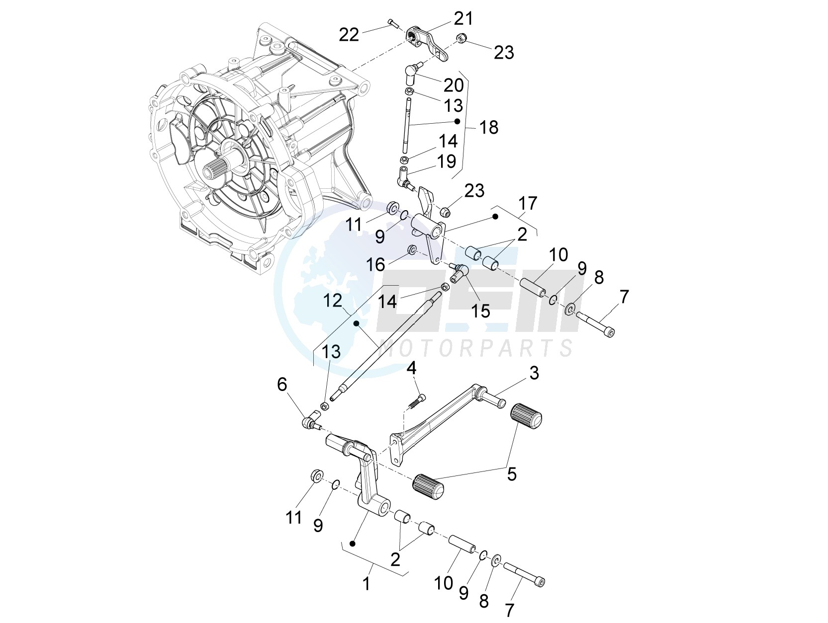 Gear lever blueprint