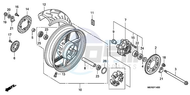 REAR WHEEL image