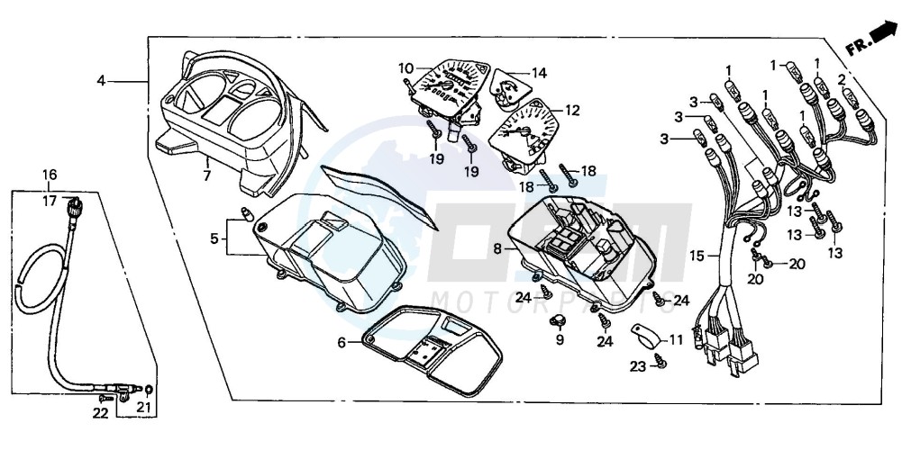 METER (CB500S) blueprint