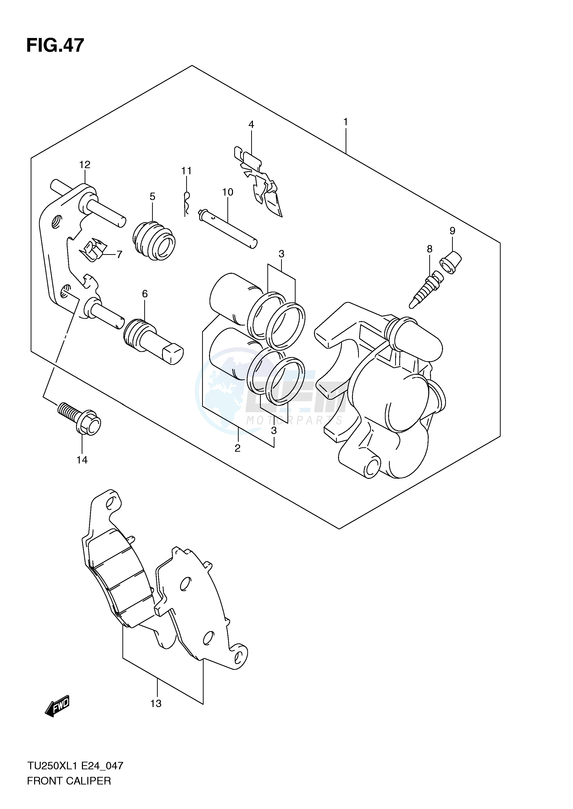 FRONT CALIPER image