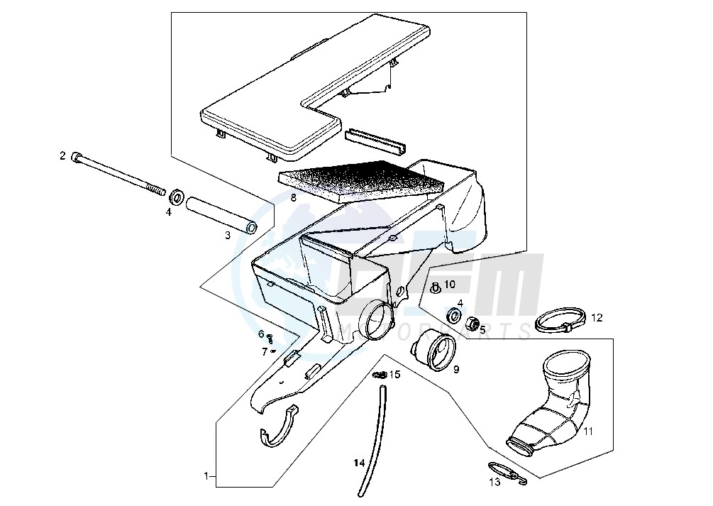 AIR CLEANER blueprint