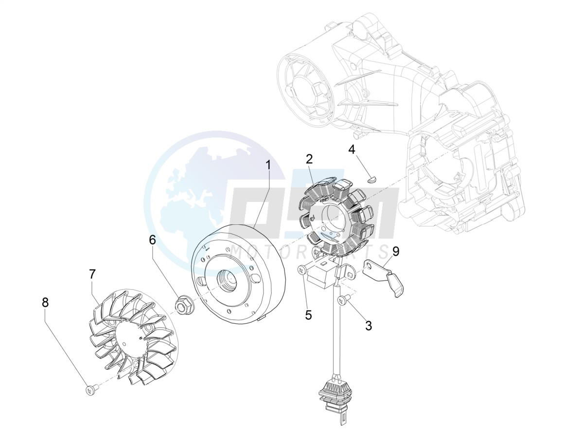 Flywheel magneto image