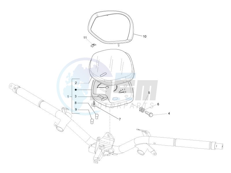 Meter combination - Cruscotto blueprint