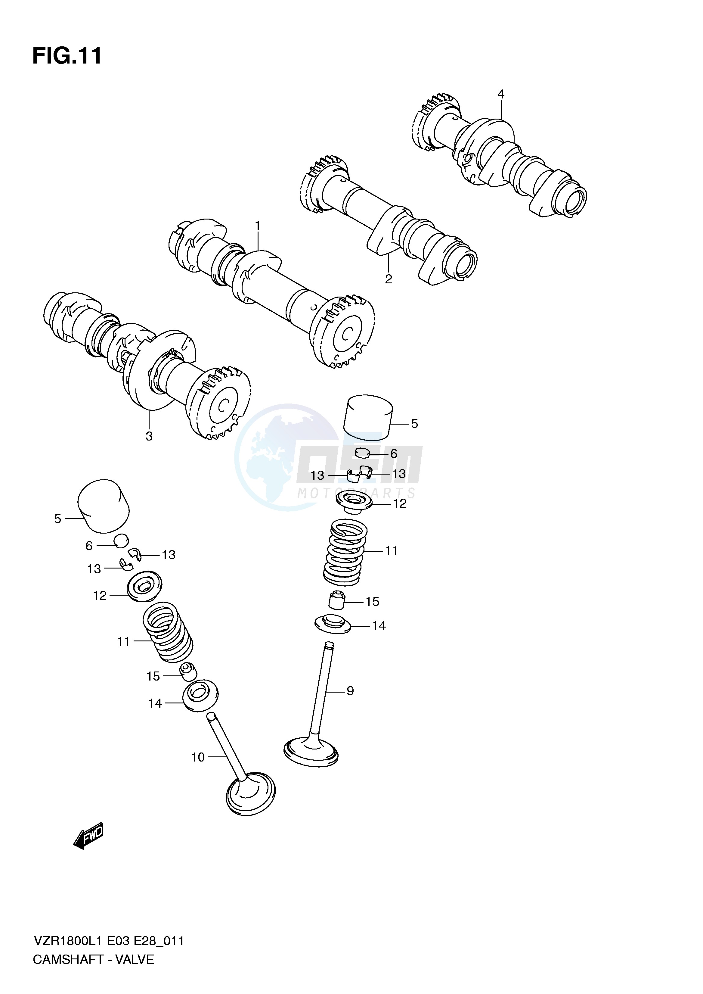 CAMSHAFT - VALVE image