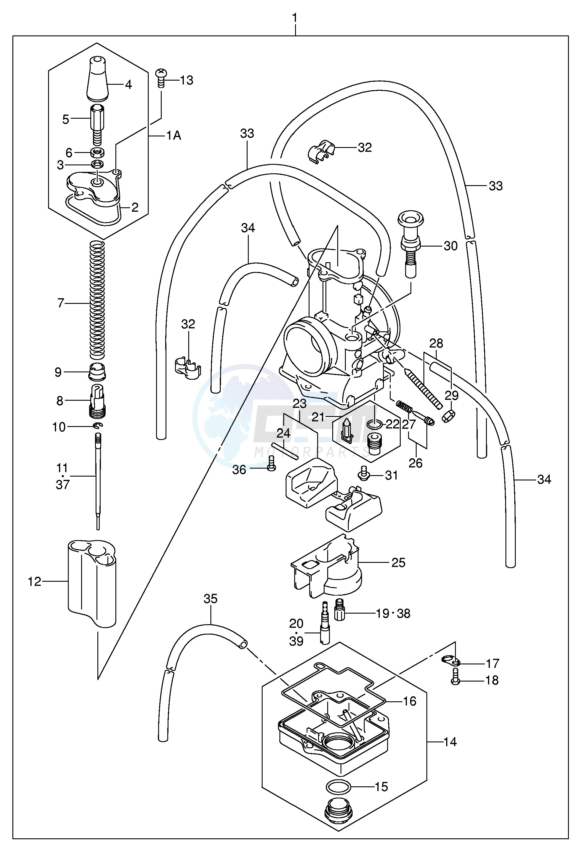 CARBURETOR (MODEL K1) image