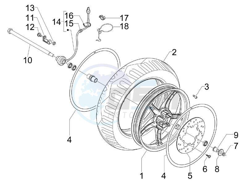 Front wheel image