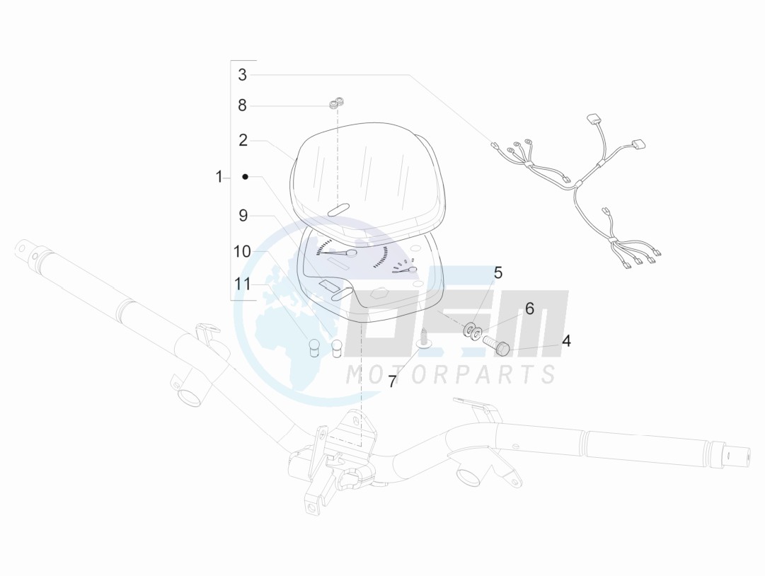 Meter combination - Cruscotto blueprint