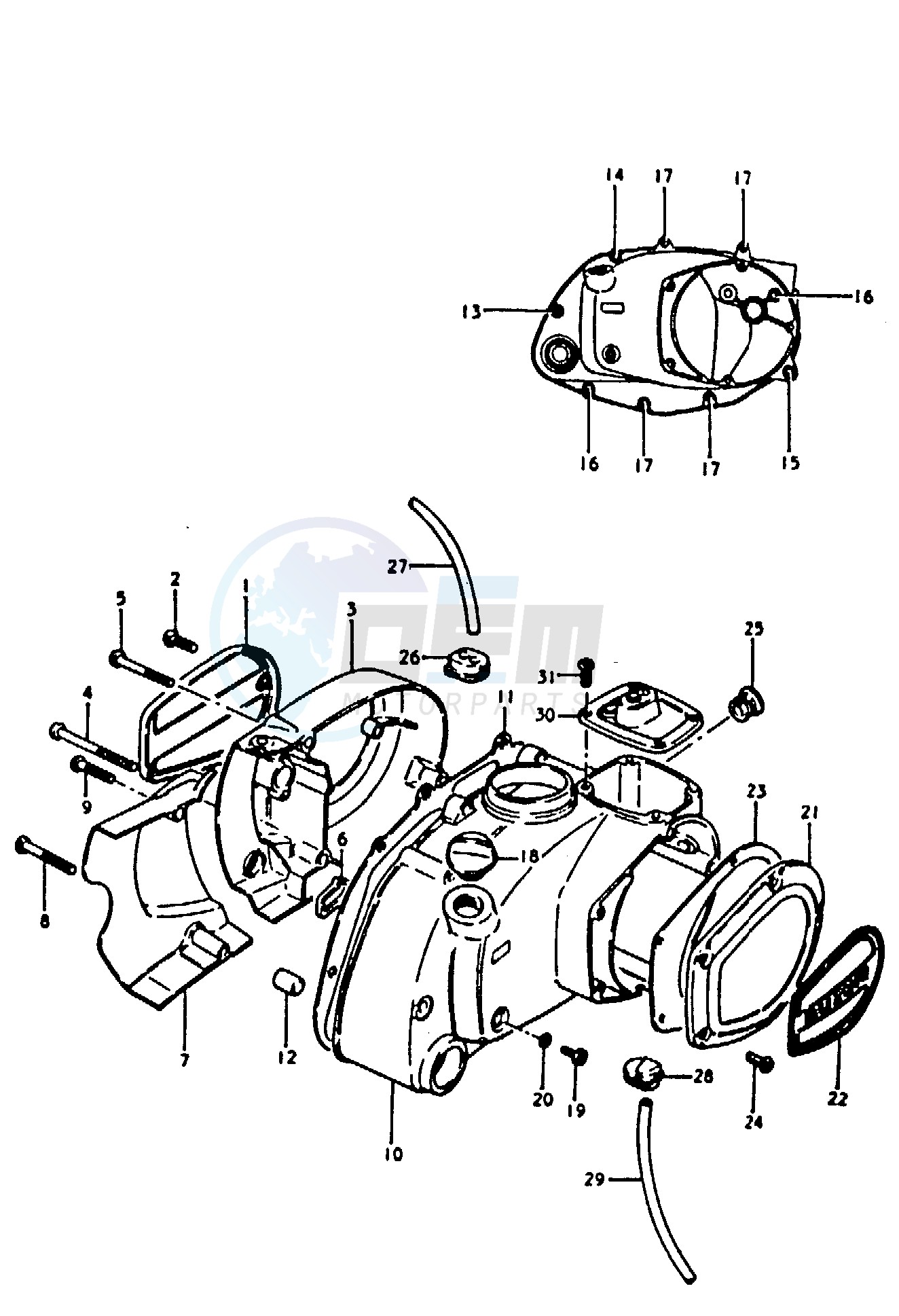 CRANKCASE COVER (A100N) image