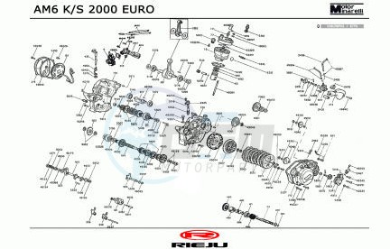 ENGINE  AM6 K/S 2000 EURO blueprint