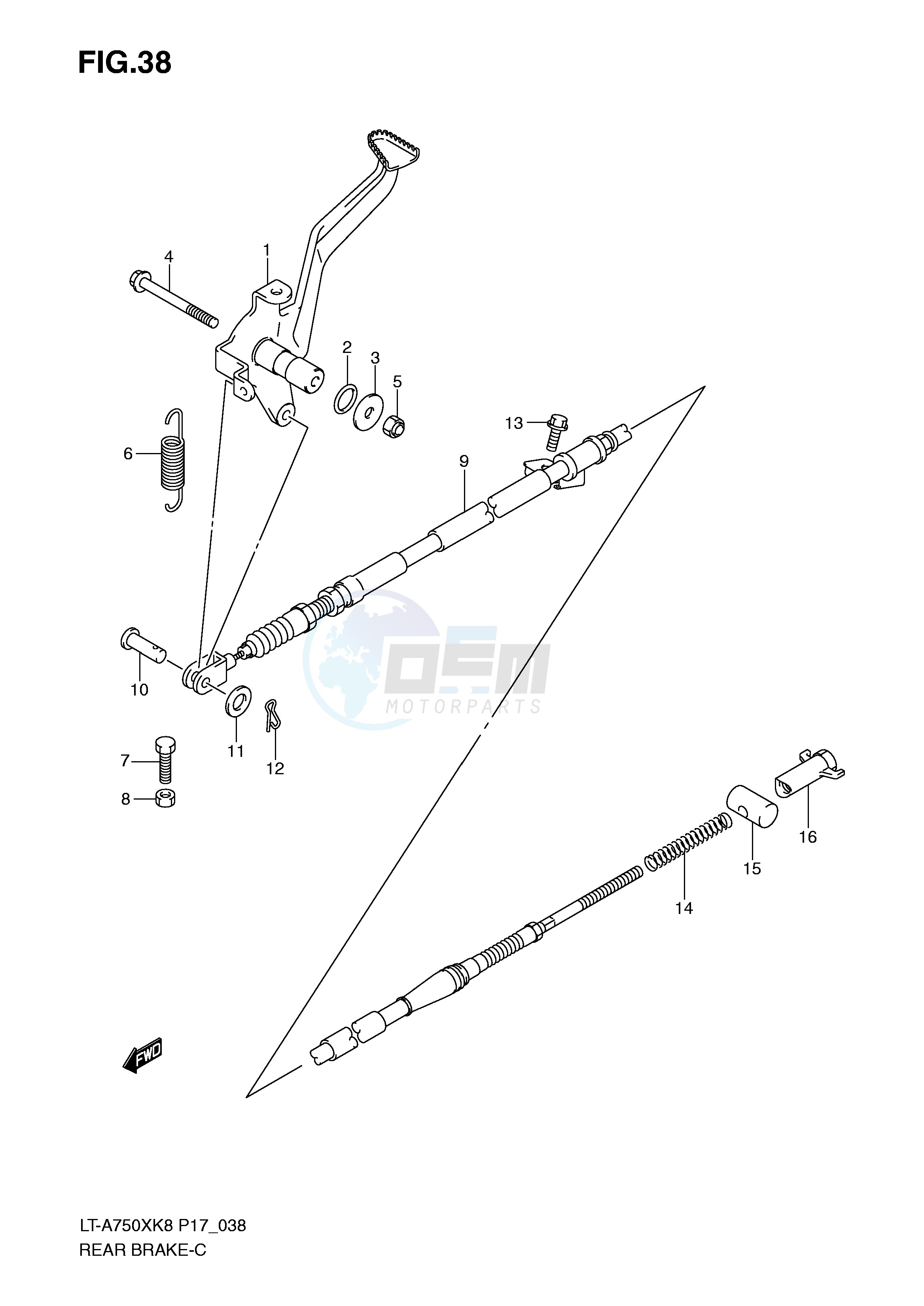 REAR BRAKE image