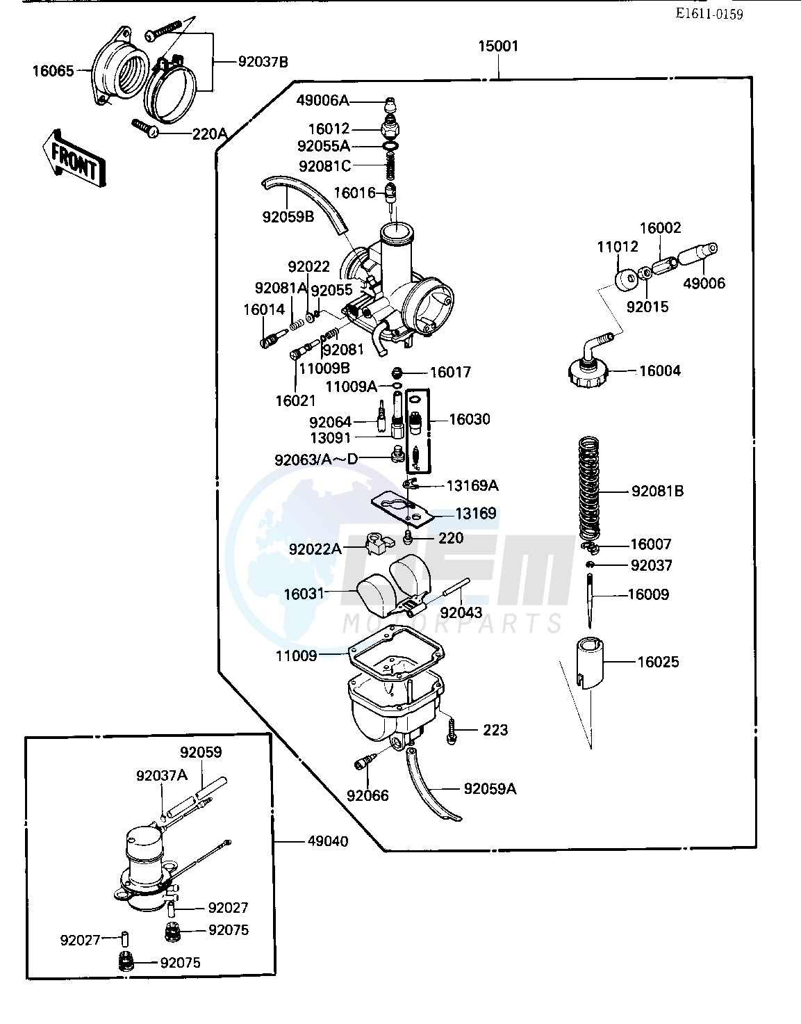 CARBURETOR_FUEL PUMP   -- 84 KLT200-C2- - blueprint