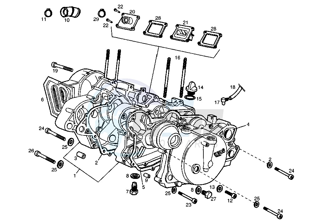 CRANKCASE-COVER blueprint