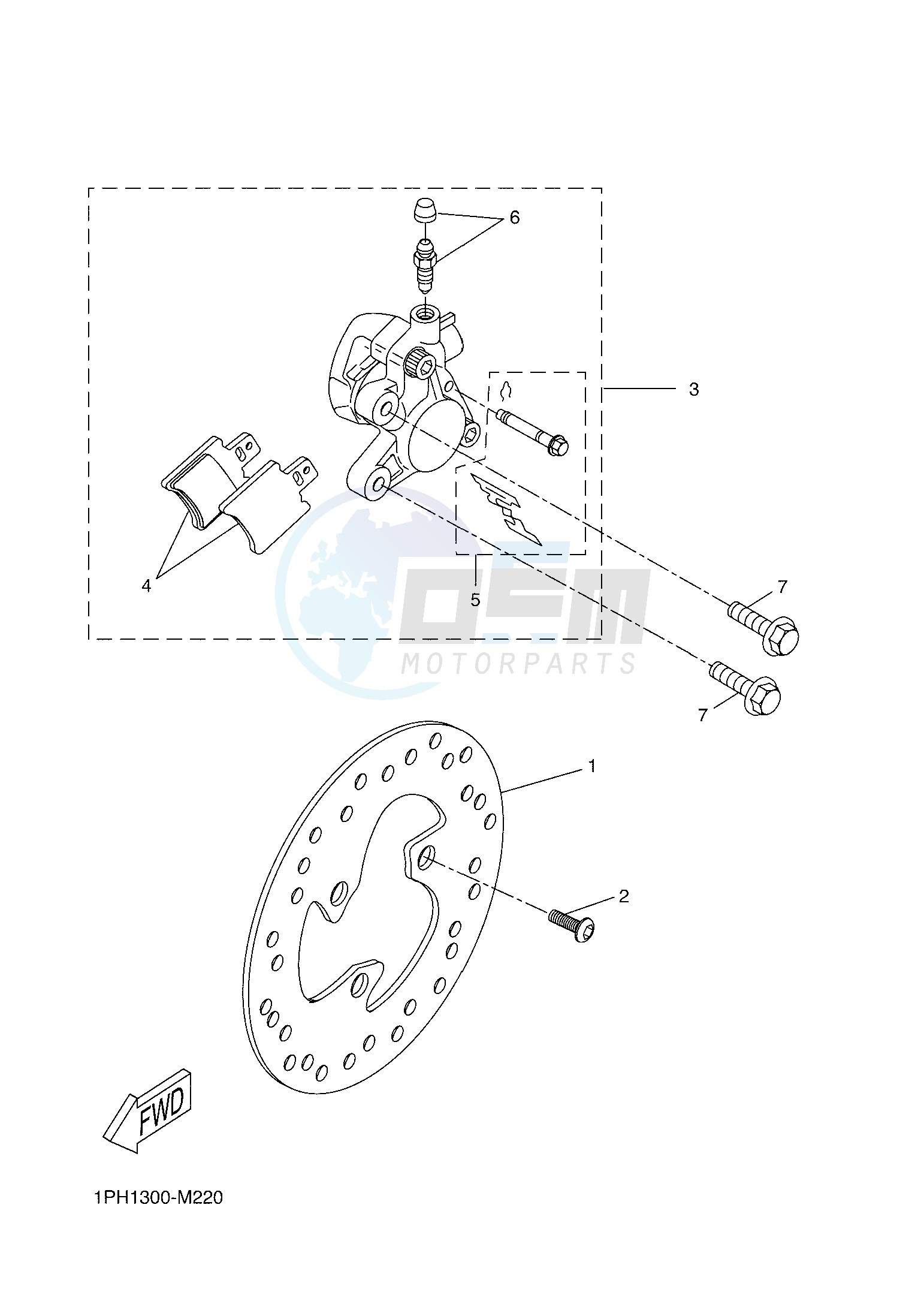 FRONT BRAKE CALIPER image