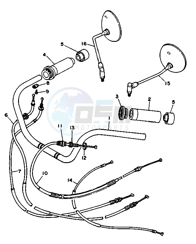 STEERING HANDLE -CABLE image